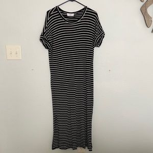 CJLA Striped maxi dress.